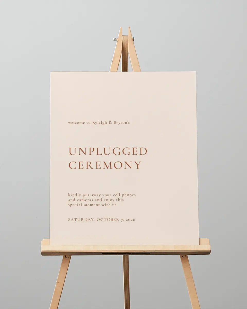 This is a 16" x 20" Unplugged Sign called The Kyleigh printed in full color