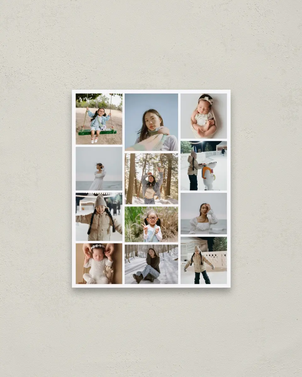 This is a 16" x 20" Graduation Photo Board called Good Glimpses printed in full color