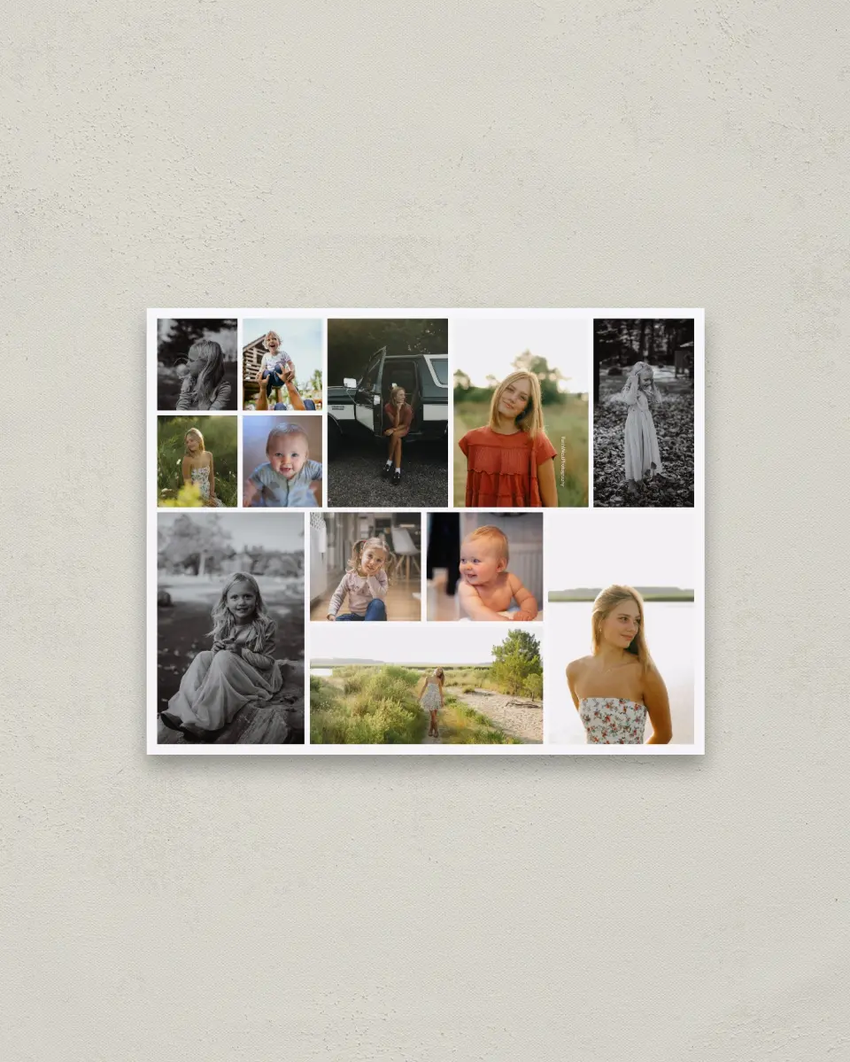 This is a 16" x 20" Graduation Photo Board called Driving Away printed in full color
