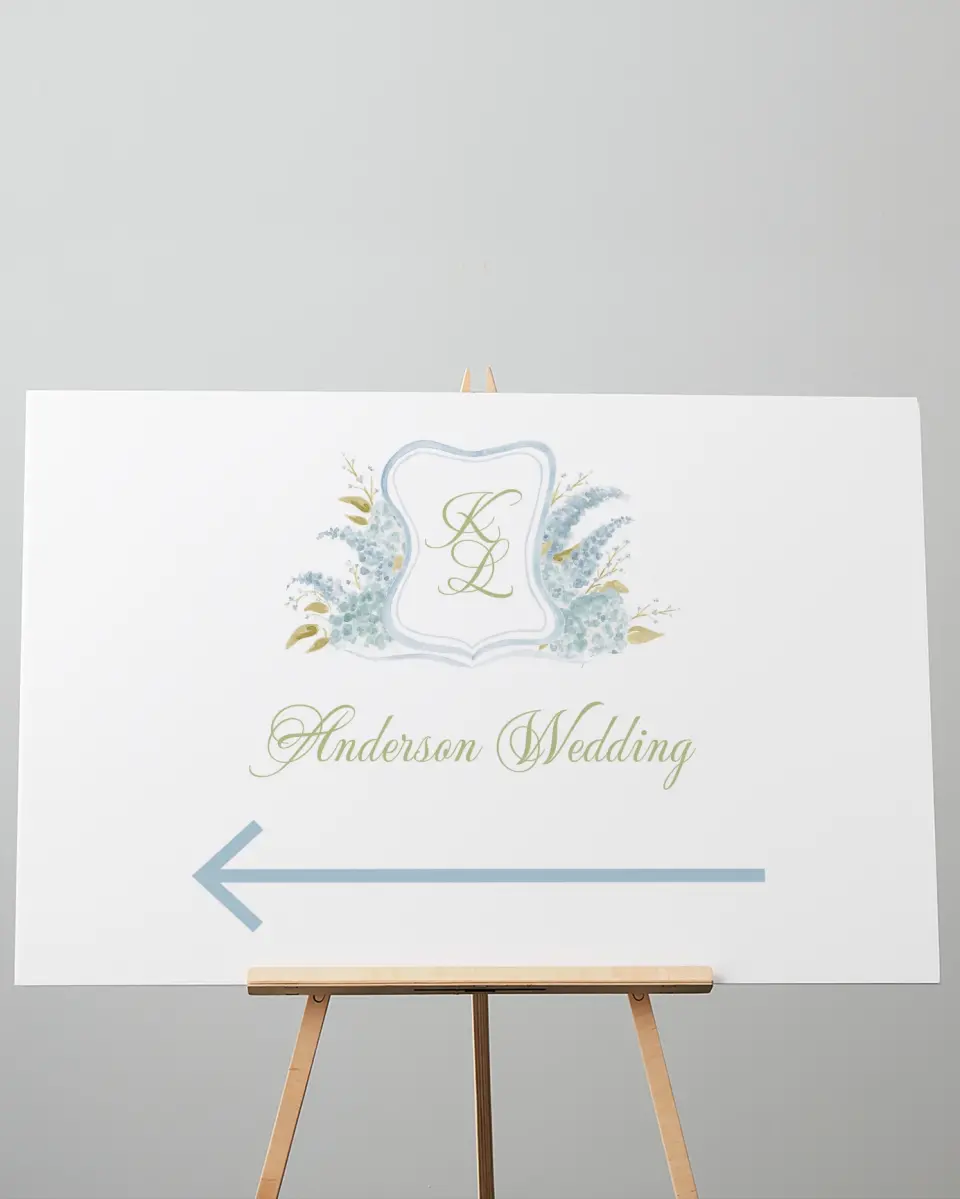 This is a 24" x 36" Direction Sign called Southern Belle printed in full color