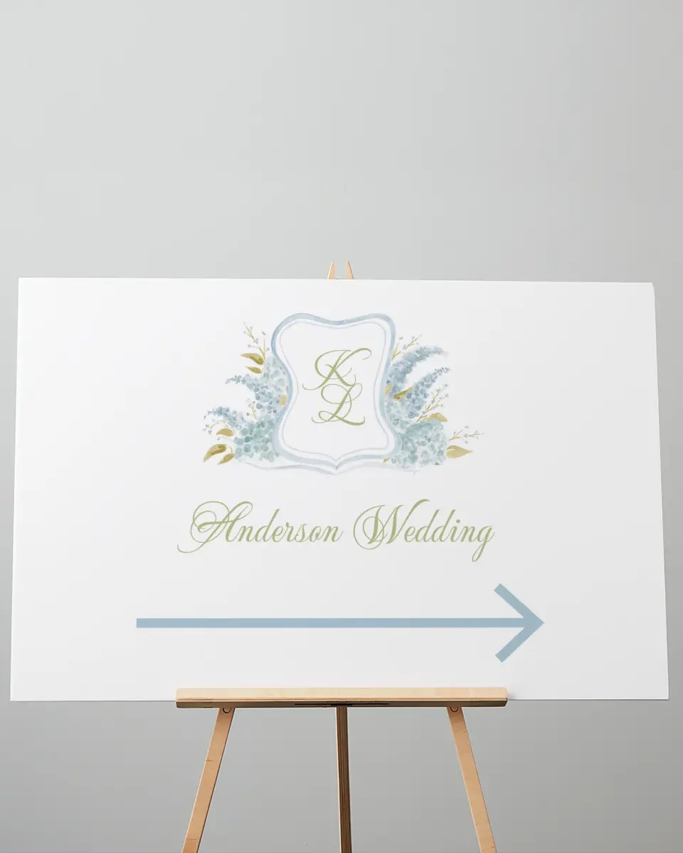 This is a 24" x 36" Direction Sign called Southern Belle printed in full color