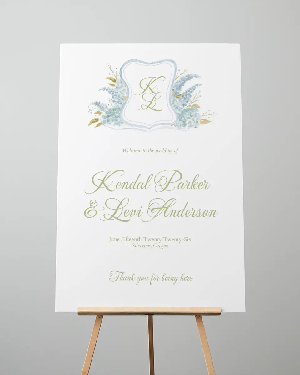 This is a 24" x 36" Welcome Sign called Southern Belle printed in full color
