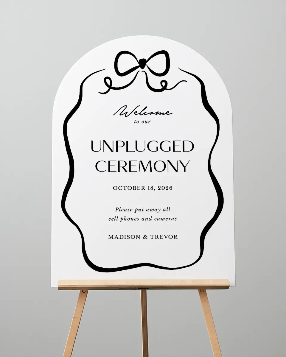 This is a 24" x 36" Arch Unplugged Sign called The Madison printed in full color