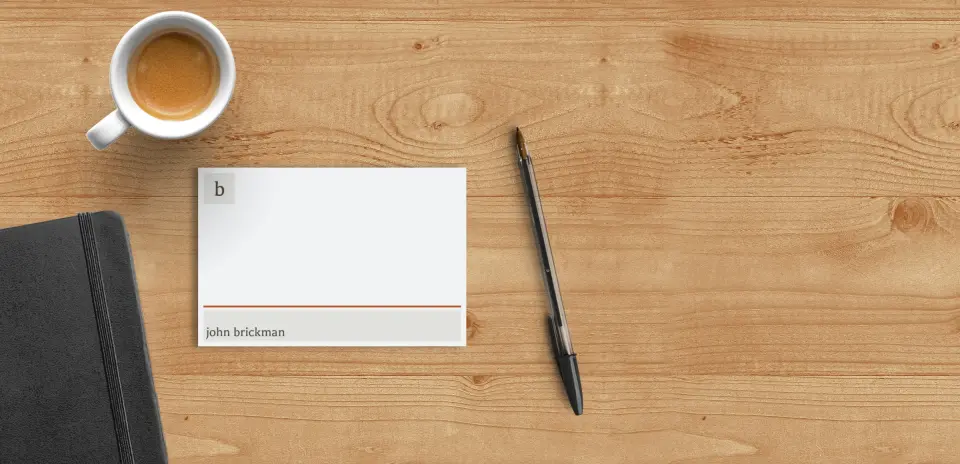 Flat Note Card