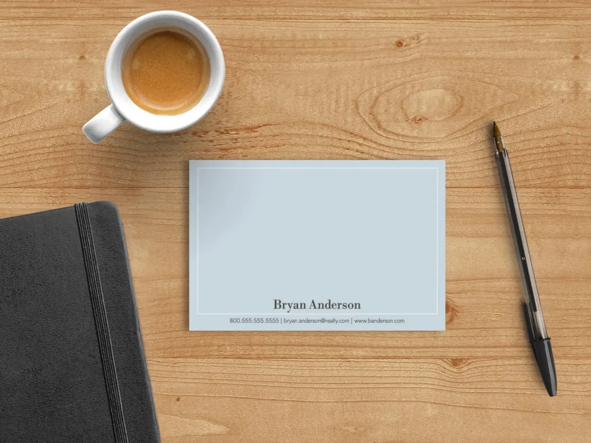 Flat Note Card