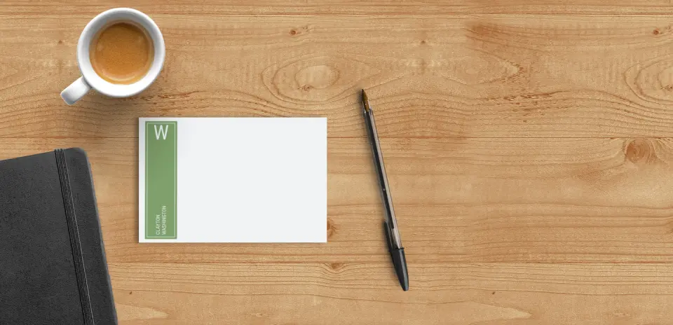 Flat Note Card