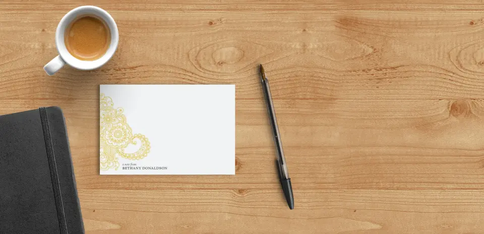 Flat Note Card