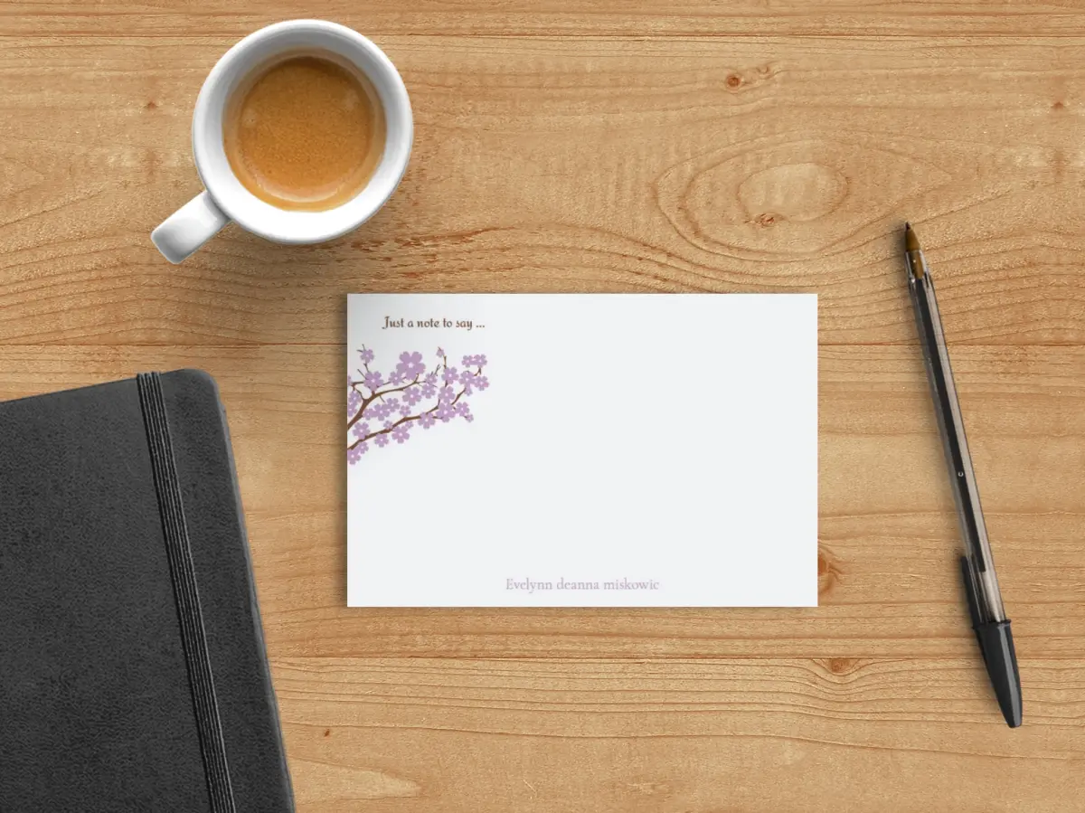 Flat Note Card