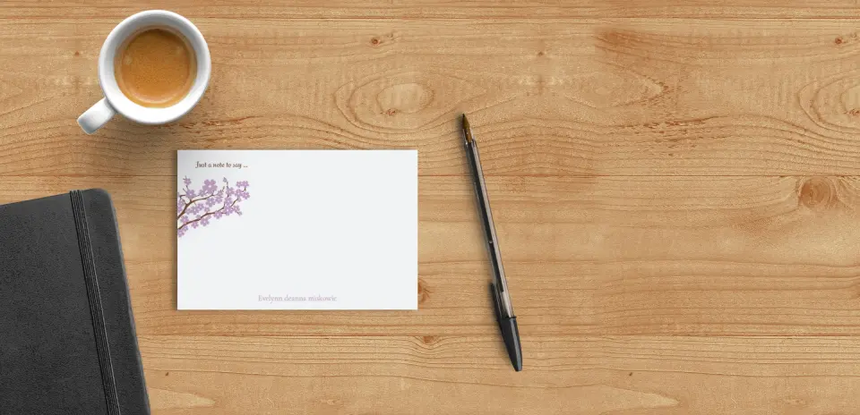 Flat Note Card