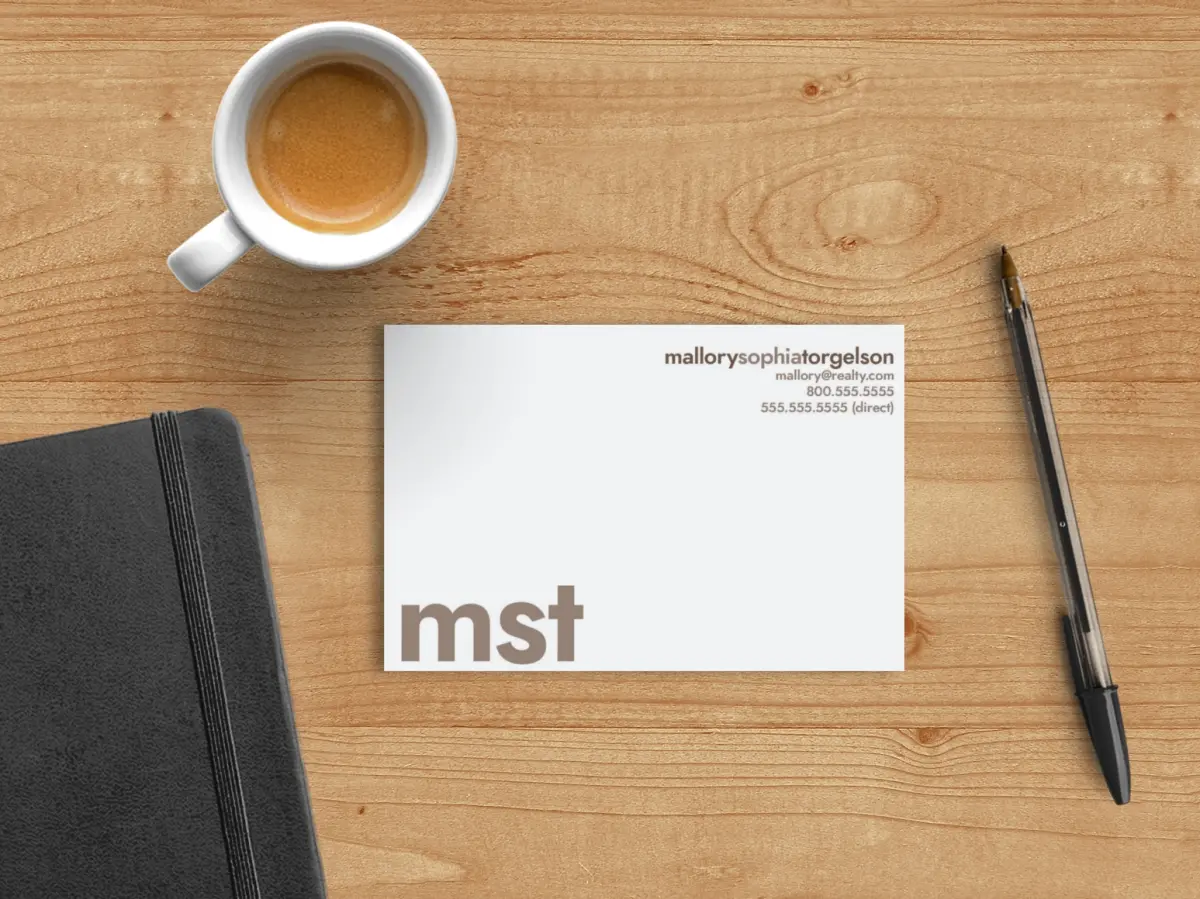 Flat Note Card