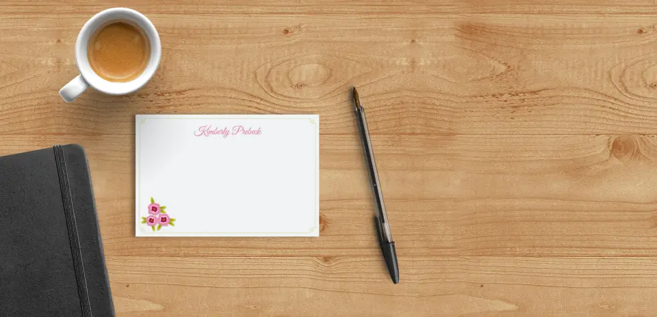 Flat Note Card