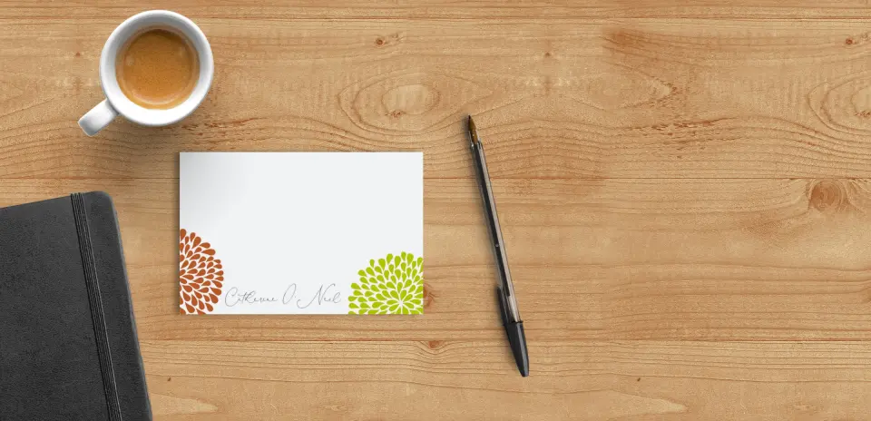 Flat Note Card