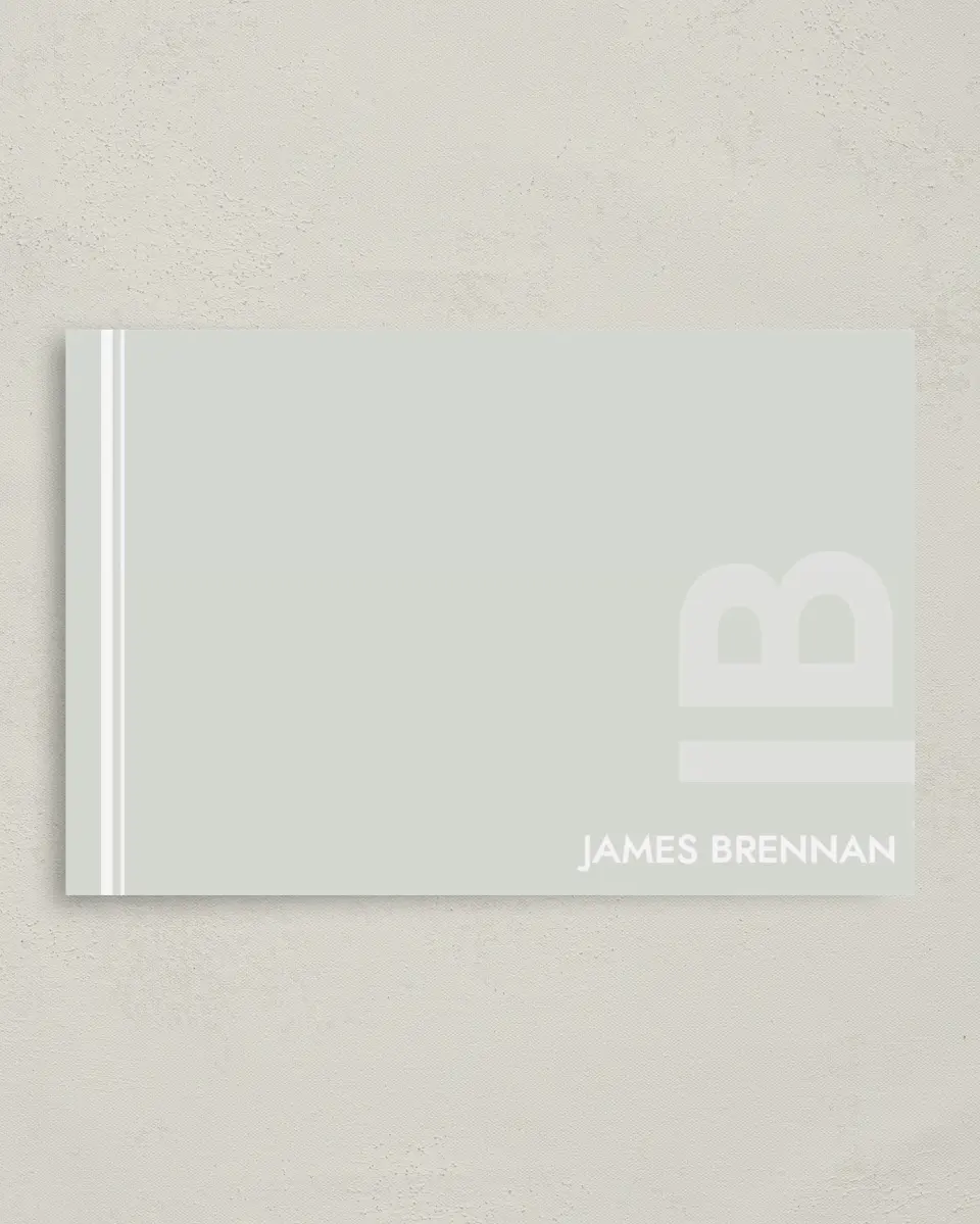 This is a 4" x 6" Business Note Card called Personalized Watermark printed in full color on Premium Smooth paper