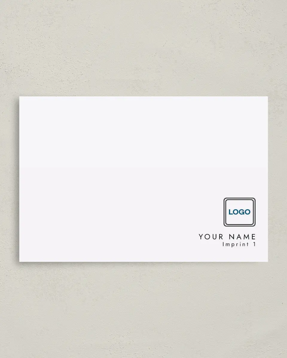 This is a 4" x 6" Business Note Card called Simply Grateful printed in full color on Premium Smooth paper