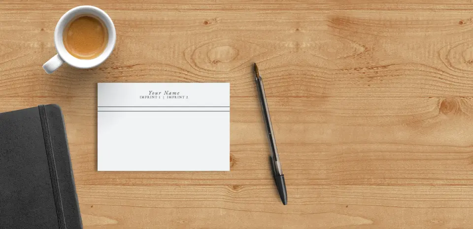 Flat Note Card