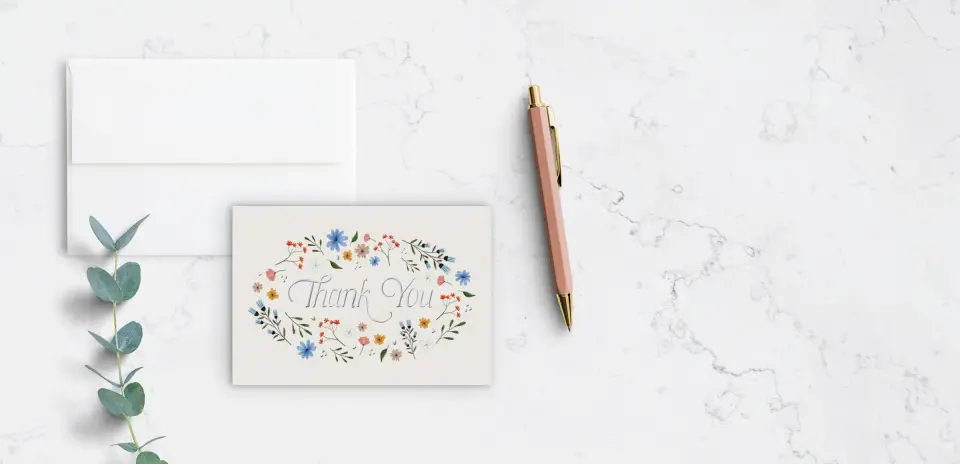Flat Note Card