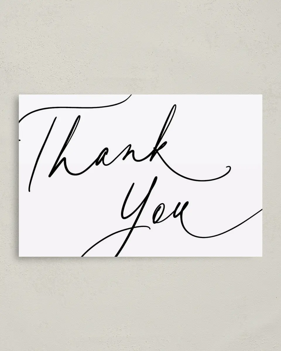 This is a 4" x 6" Personal Stationery called Dreamy Design printed in full color on Premium Smooth paper