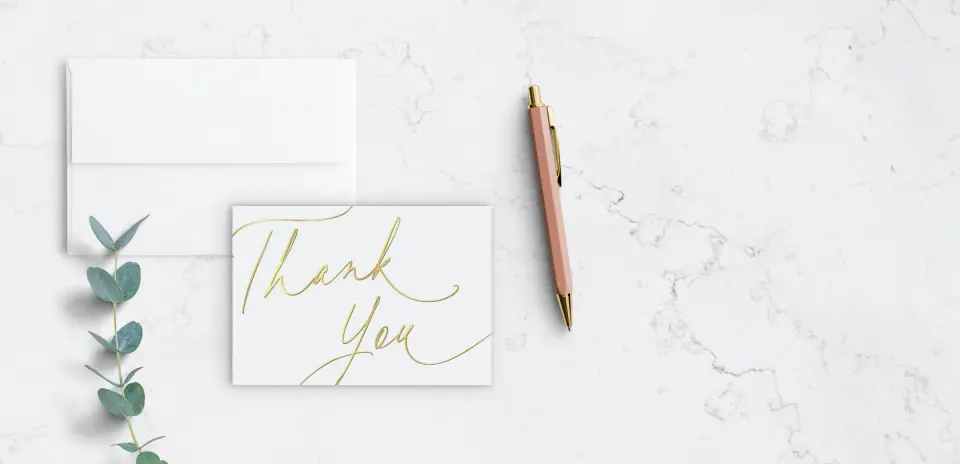 Flat Note Card