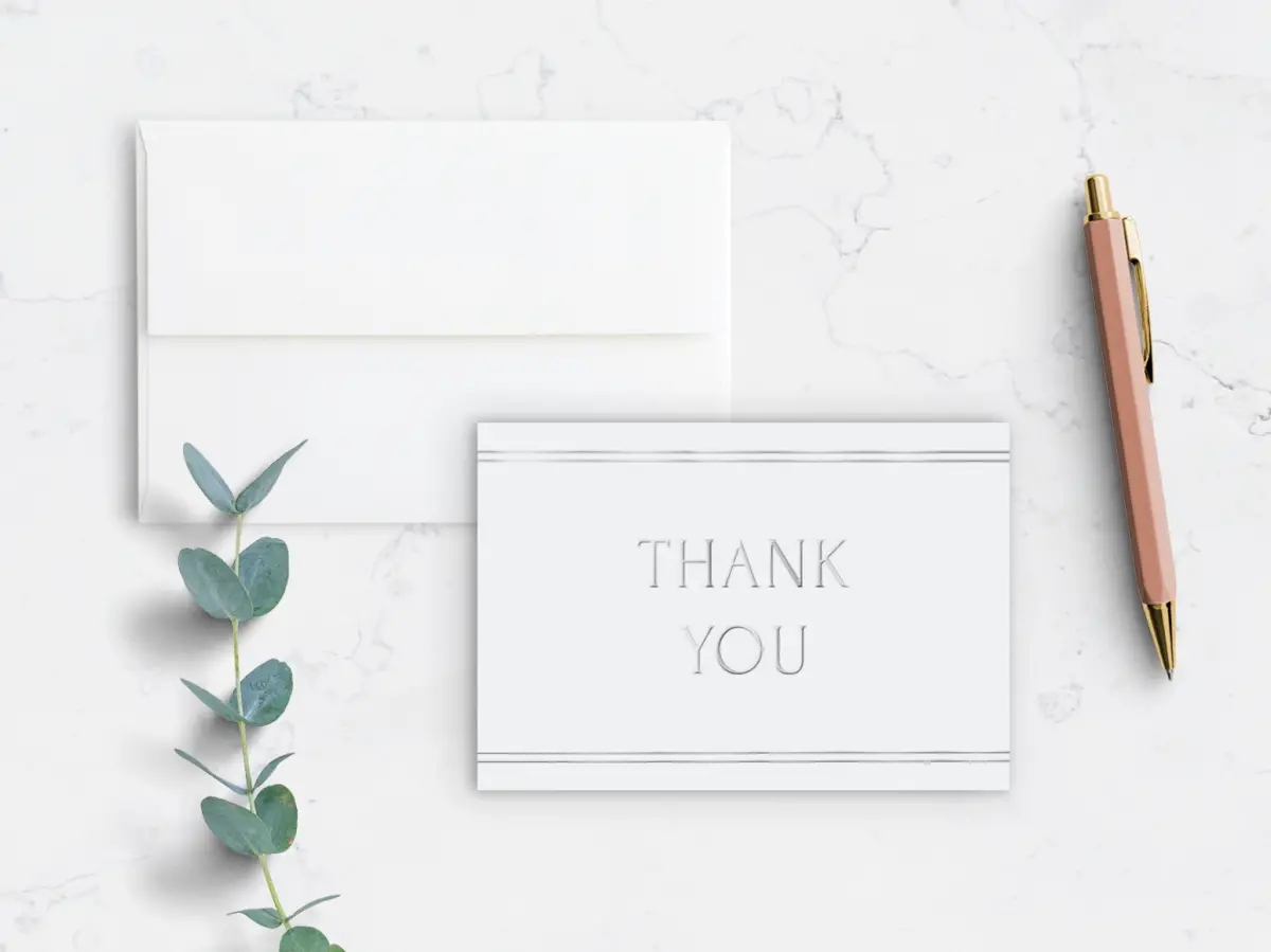 Flat Note Card