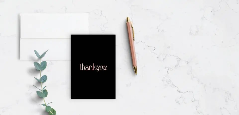 Flat Note Card