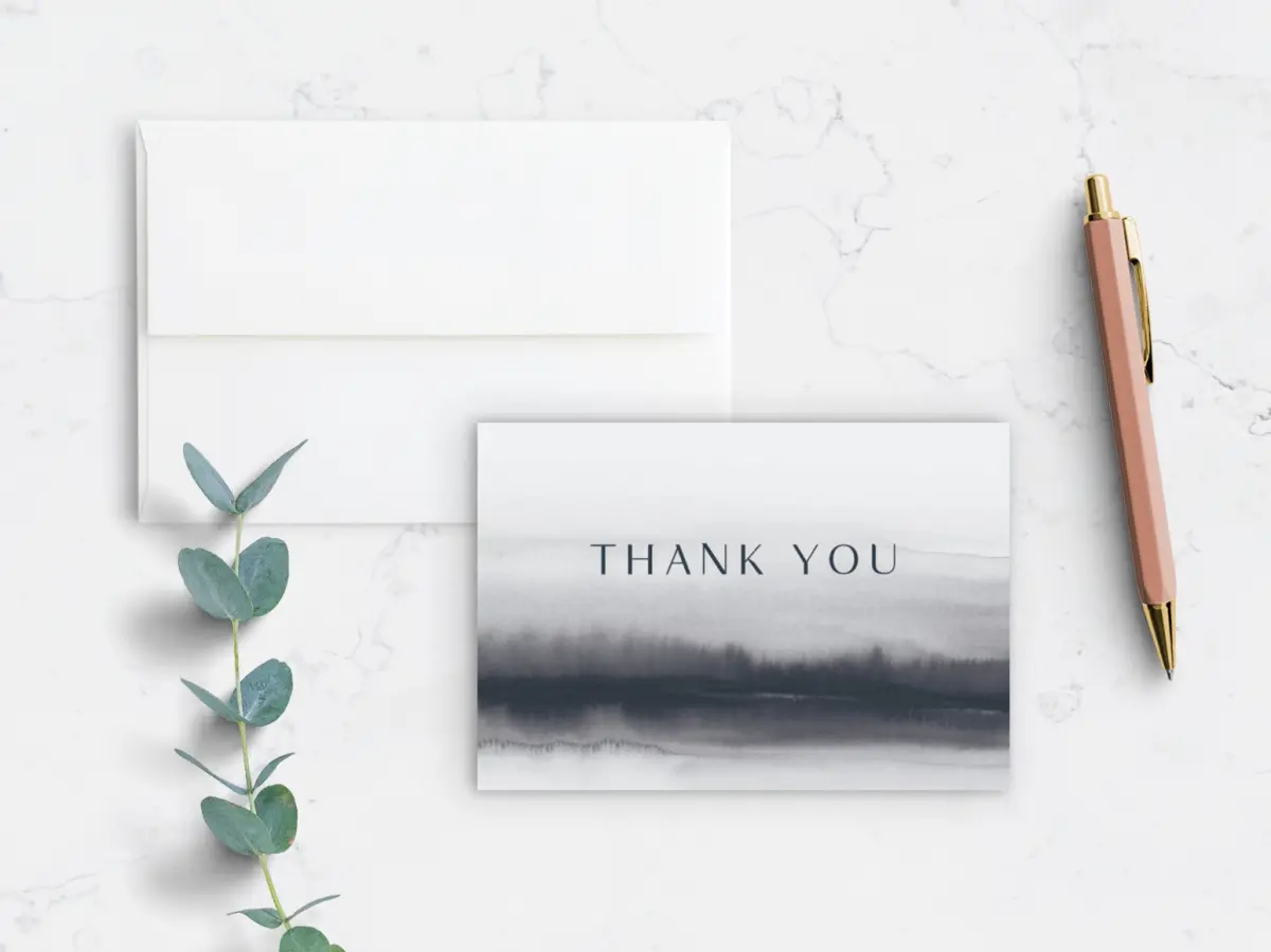 Flat Note Card