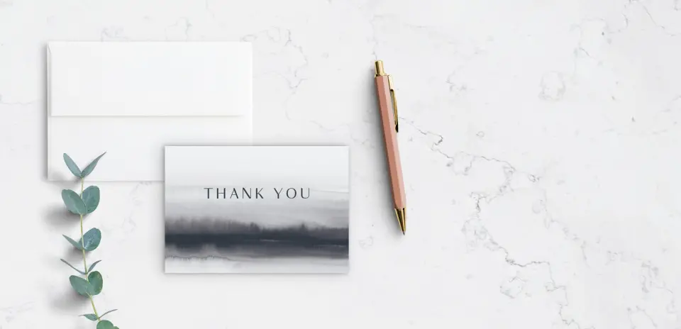 Flat Note Card