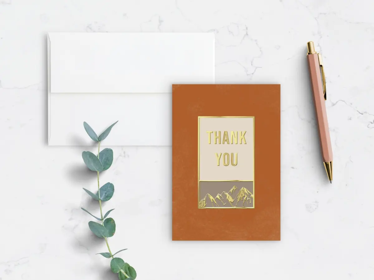 Flat Note Card