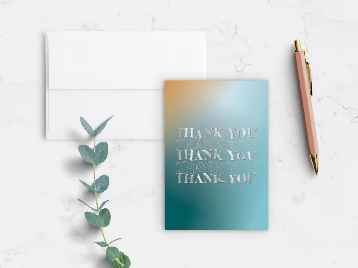 Flat Note Card