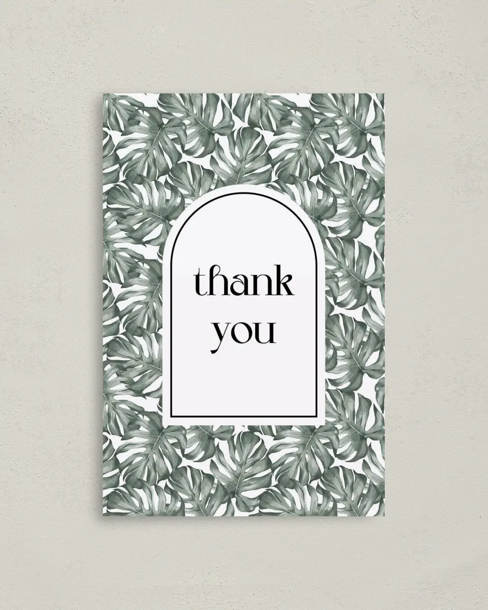 This is a 4" x 6" Personal Stationery called Tranquil Tints printed in full color on Premium Smooth paper
