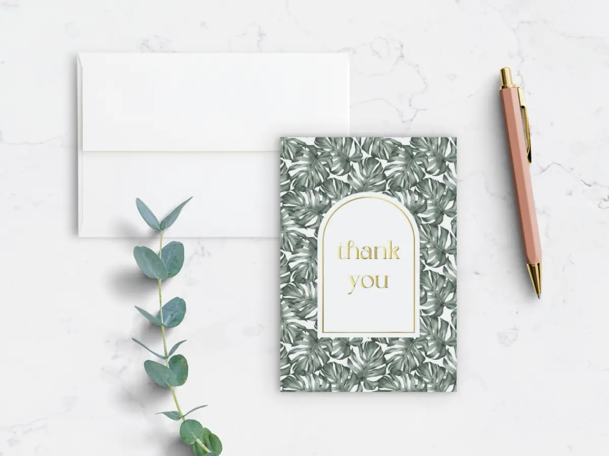 Flat Note Card