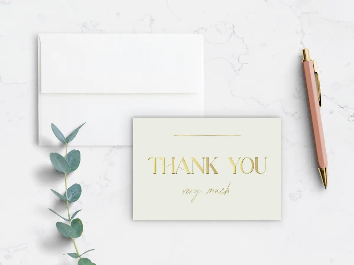 Flat Note Card