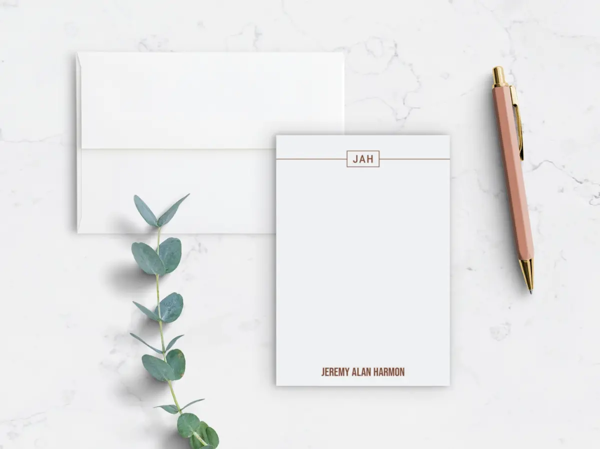 Flat Note Card