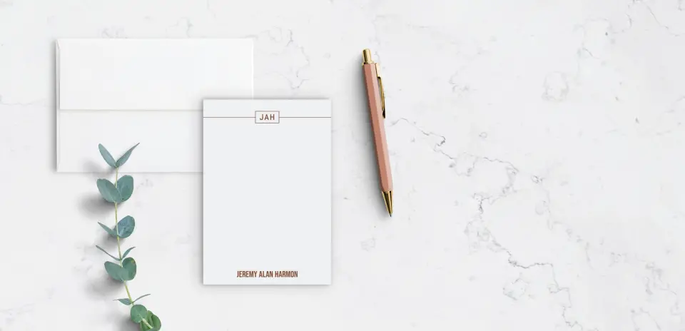 Flat Note Card