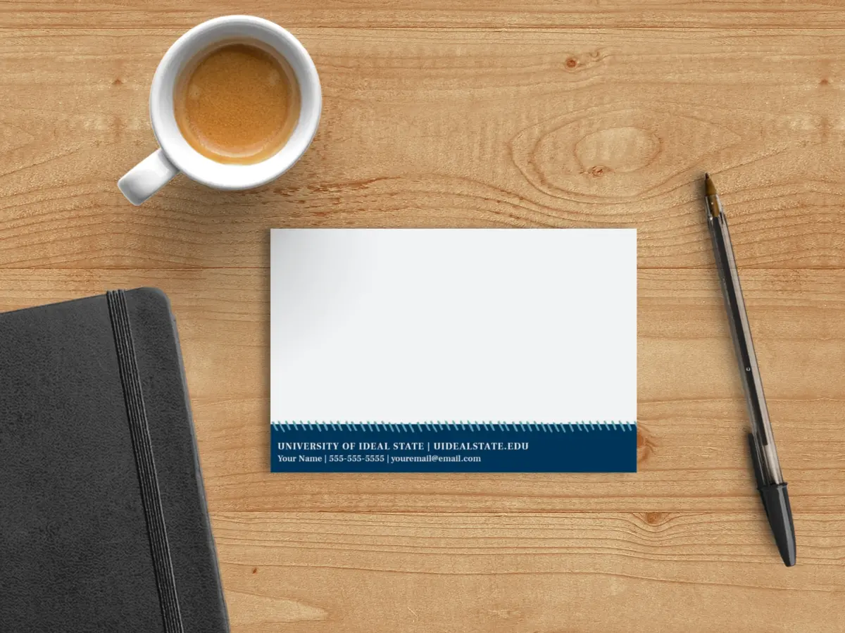 Flat Note Card
