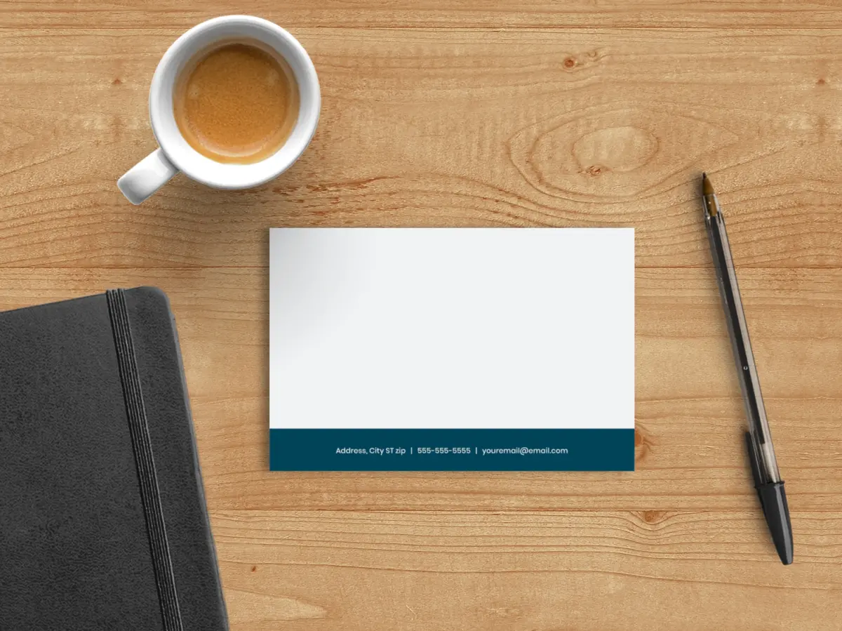 Flat Note Card