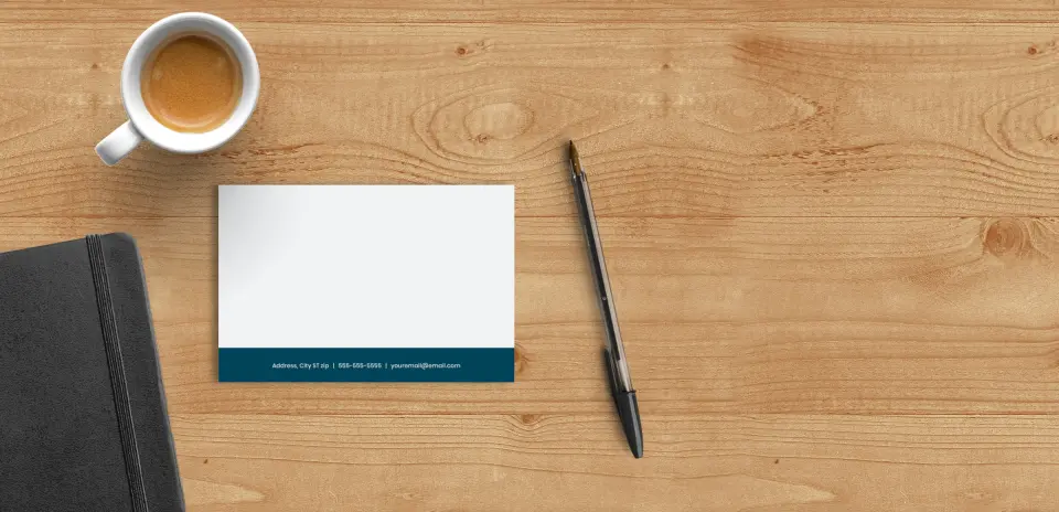 Flat Note Card