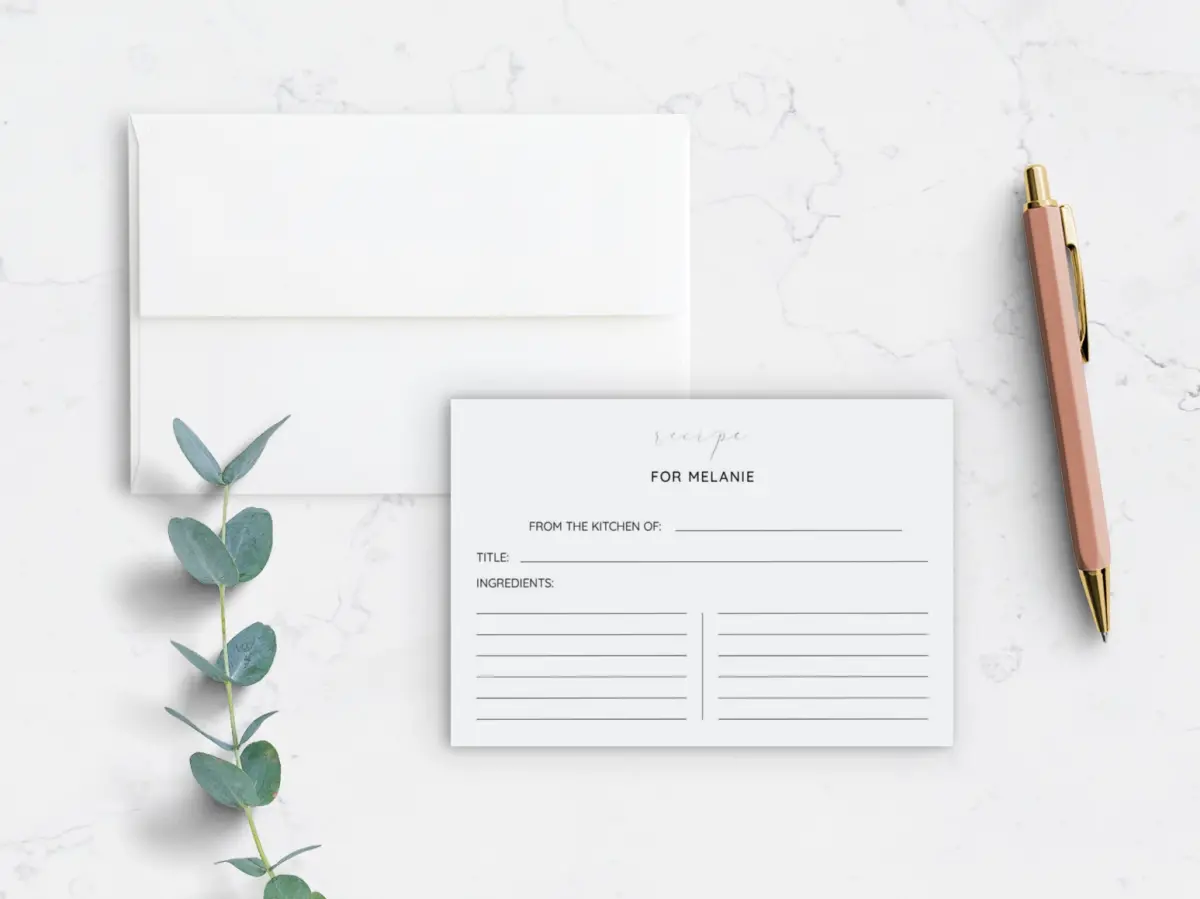 Recipe Card