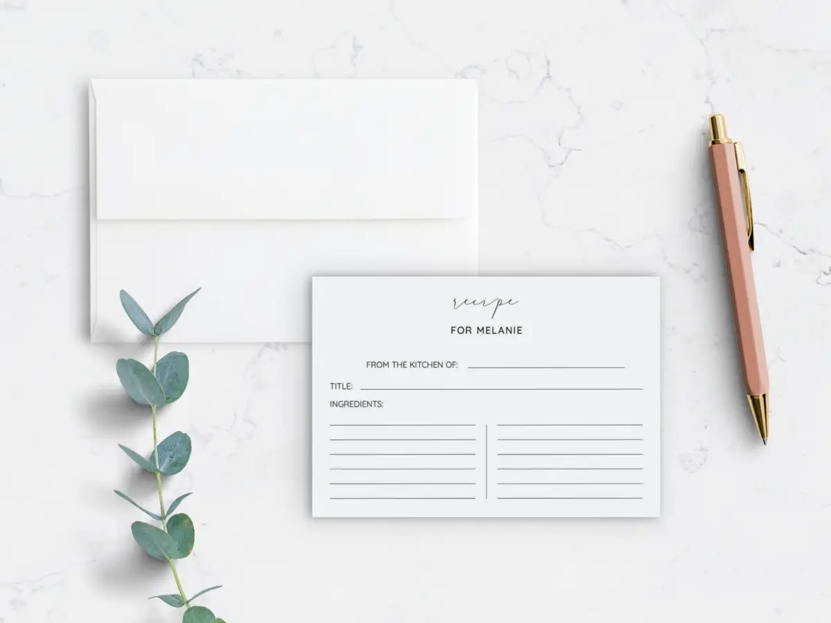 Recipe Card
