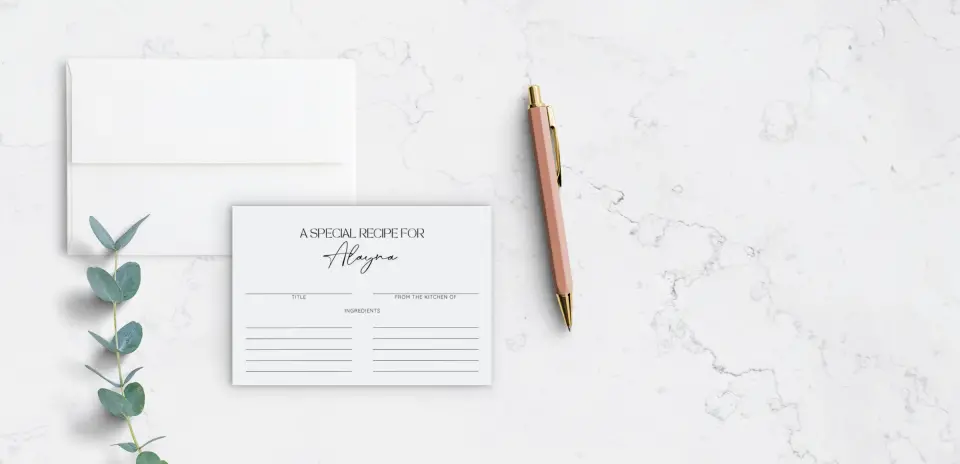 Recipe Card