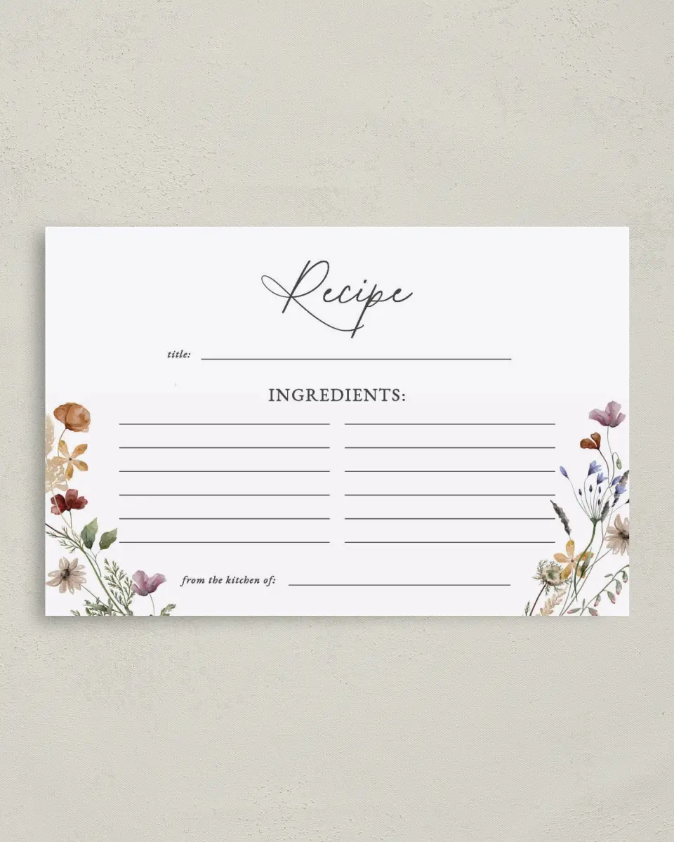 This is a 4" x 6" Personal Stationery called Gives Her Butterflies printed in full color on Premium Smooth paper