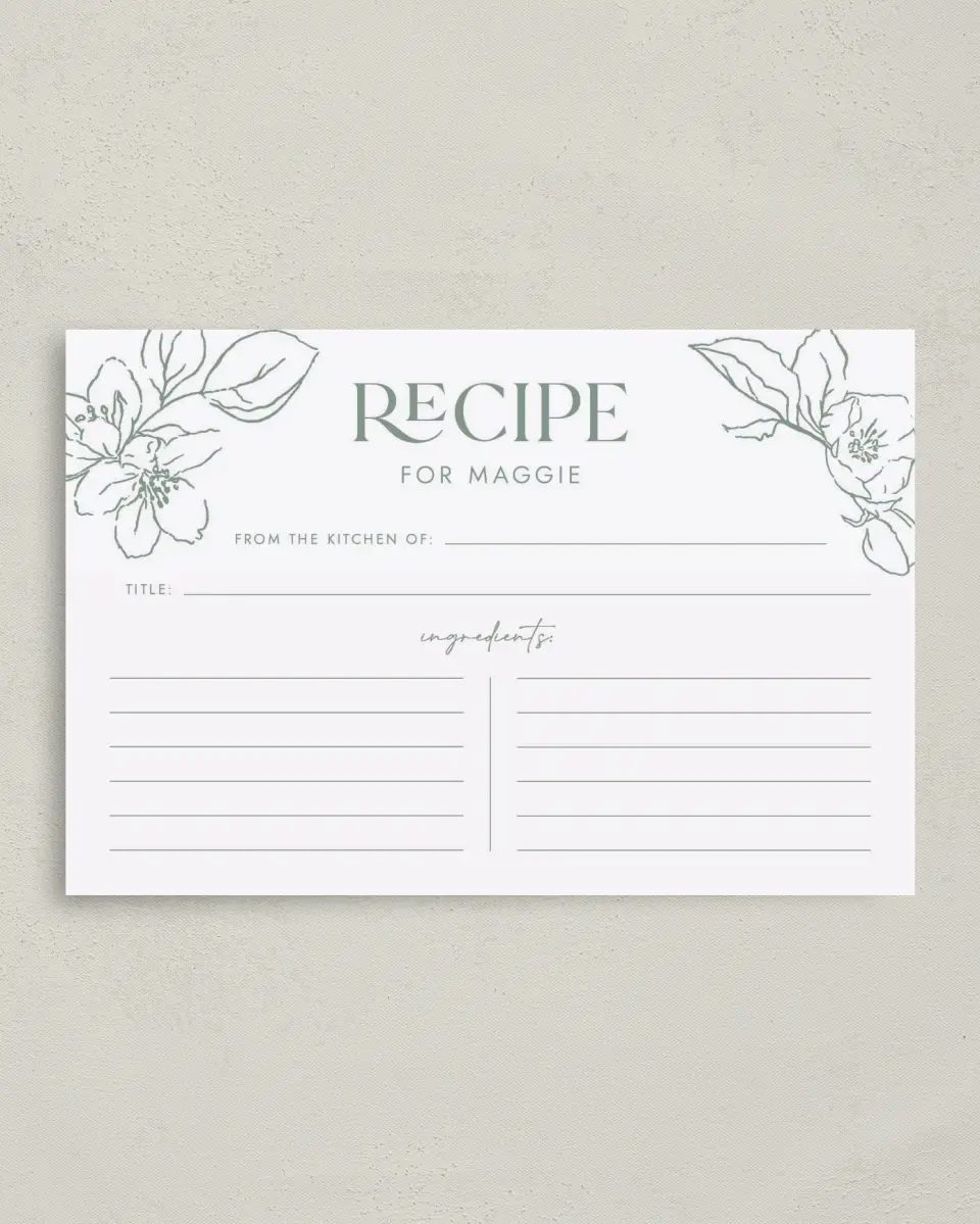 This is a 4" x 6" Personal Stationery called Joyful Blooms printed in full color on Premium Smooth paper