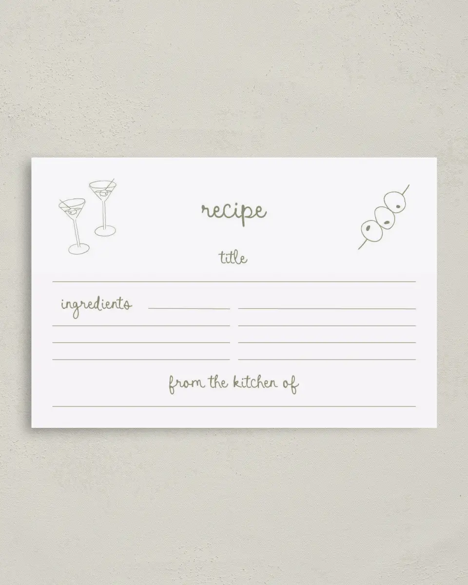 This is a 4" x 6" Personal Stationery called Tini Bit Longer printed in full color on Premium Smooth paper