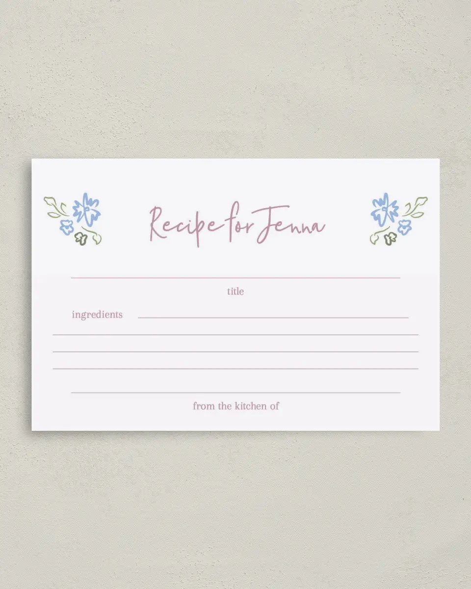 This is a 4" x 6" Personal Stationery called Petals of Love printed in full color on Premium Smooth paper