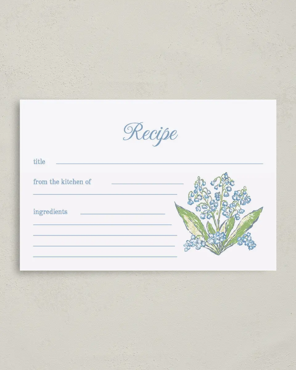 This is a 4" x 6" Personal Stationery called Bright Bride printed in full color on Premium Smooth paper