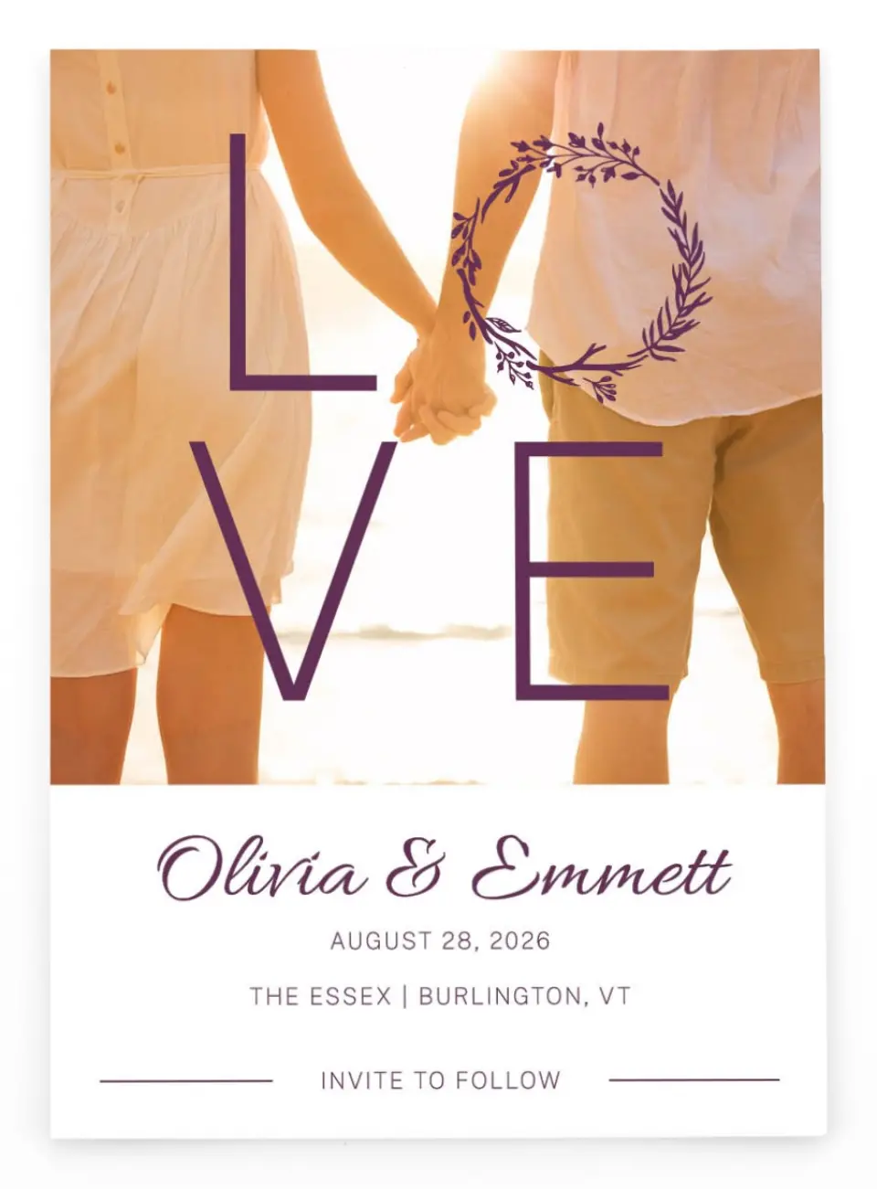 Charming Love Story | Save the Date Postcards