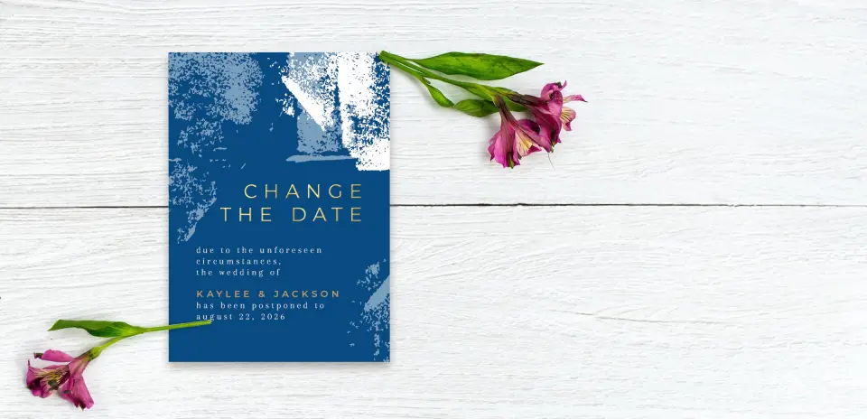 Save the Date Postcard Front