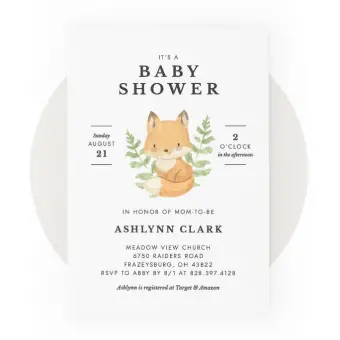 Baby Shower Invitation Postcards