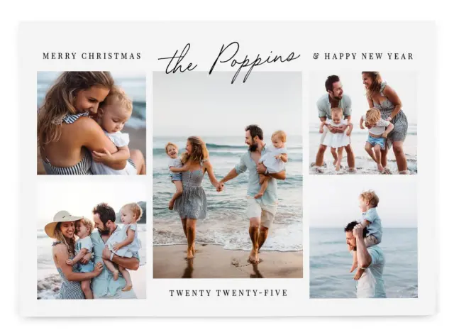 Modern Snapshots | Christmas Postcards