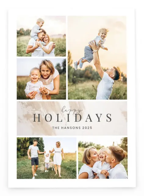 Brushed Holiday | Christmas Postcards