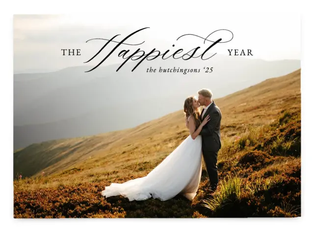 Happiest Year | Christmas Postcards